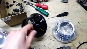 Самый мощный свет на Приоре! Установка би светодиодных Bi Led линз в фары.