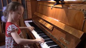 К Черни , Соч 139, Этюд№71 28 12 2018 г. 1 класс  Лине 7 лет и 2 месяца