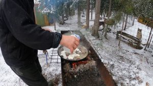 Жарим печень Лося (Рецепт)