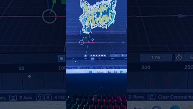 JET SET RADIO INSPIRED Y2K 3D LOGO, Created in Procreate and Blender смотреть онлайн