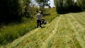 Мотоблок покос травы