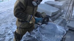 Art cutting granite