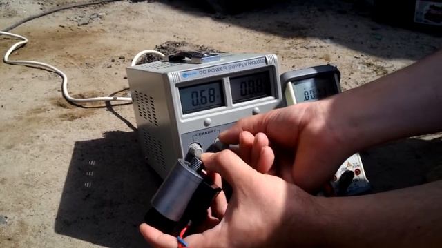 Проверка работоспособности соленоида на экскаваторе.