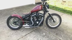 2009 Sportster Hard Tail Bobber __ Walk Around and Start Up