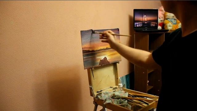 Мастер Класс - Ностальгия - Картина маслом смотреть онлайн