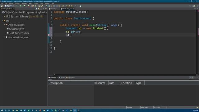 Java OOP Objects - Initialization by reference variable смотреть онлайн
