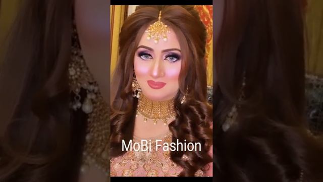 Beautiful Walima Bridal with pink dress #bridal #makeup #tutorial