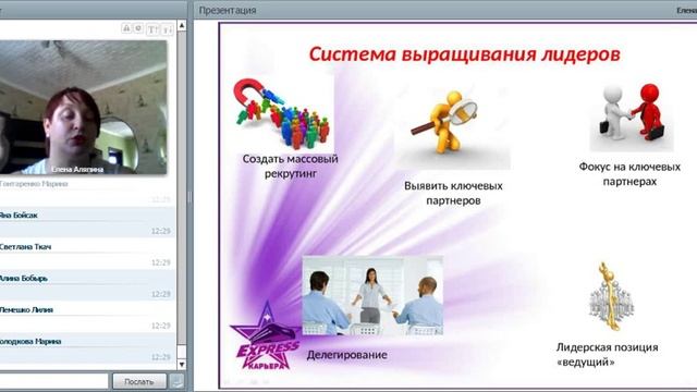 Планерка для ключевых партнеров. Спикер Елена Аляпина. смотреть онлайн