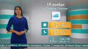 Погода в Старом Осколе на 19 ноября