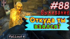 Откуда ты взялся? Fallout 4. #88. Выживание. Русская озвучка.