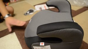 ОНЛАЙН ТРЕЙД.РУ Бустер SIGER "Бустер FIX" серый, 6-12 лет, 22-36 кг, группа 3