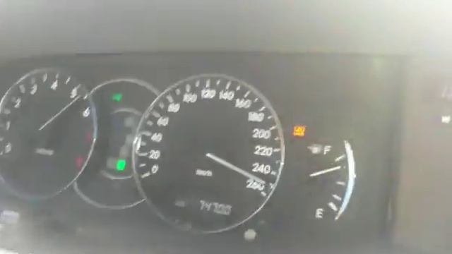 Высокая скорость,260+ Авалон.