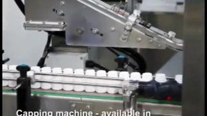 Линия фасовки капсул таблеток в банку CVC