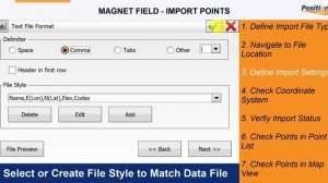 MAGNET Quick Guide: MAGNET Field Import Points