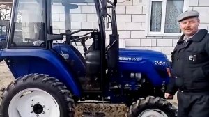 Видеоотзыв от нашего клиента. Трактор Четерпиллер/Русич 244 с кабиной