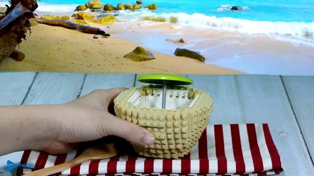 Ест Радужное Мороженое LEGO | Лего В Реальной Жизни | Stop Motion Cooking И ASMR