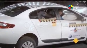 Crash Test com o Renault Fluence