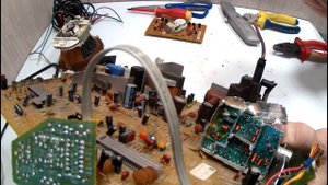 Телевизор филипс  разбор на драгметалл. Сколько меди в телевизоре.