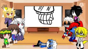 Undertale reacts to Dust!Sans Vs LB!Sans