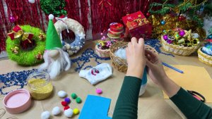 Мастер-класс Новогодний гном от AlexGrim Studio