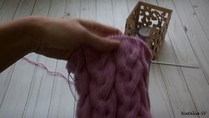 Детская шапочка для новорожденного спицами на 0-3 месяца. Подробный МК.