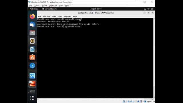 Red Hat Linux  Day 7 Aug Batch (adding user and sudo permission) #redhatlinux#linuxtutorial