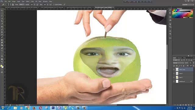 Photoshop Tutorial | Apple Face Manipulation | Photo Manipulation смотреть онлайн