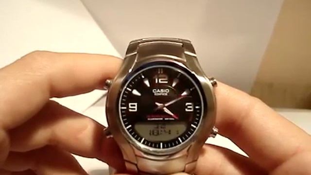 Настройка стрелок Casio Edifice EFA-112D-1AVEF