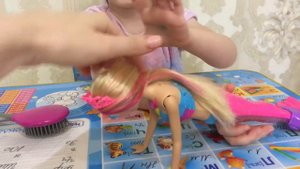 Кукла Barbie Радужная русалочка Gem Fasion (свет), DHC40