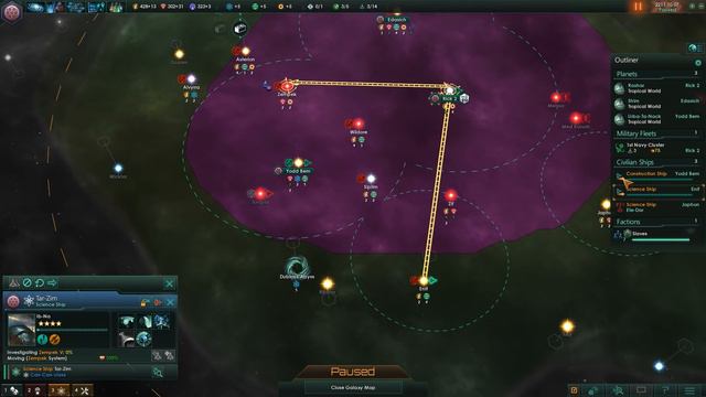 NEW COLONY - ep 2 - Let's Play Stellaris - Gameplay & Chitini Custom Hive Race смотреть онлайн