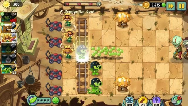 PvZ 2. НОВАЯ ИМБА: ГОРОХ-ПУЛЕМЁТ! смотреть онлайн