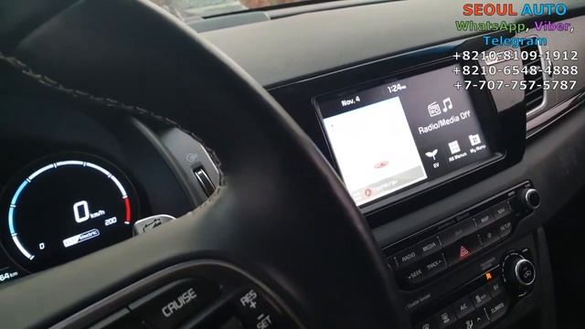 Очередной электромобиль Киа Ниро в Казахстан. 2019 год. Комплектация Престиж. Экспорт авто из Кореи смотреть онлайн