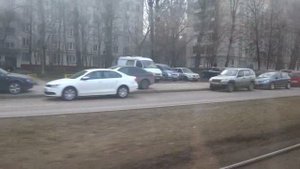 Москва, трамвай 6, участок Улица Героев Панфиловцев, 21 - Туристская улица