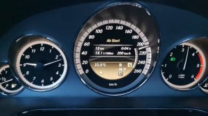 Verbrauch 200 km/h Mercedes Benz E 220 CDI T ( S 212 ) Automatik 2007 170PS Fuel consumption test 7