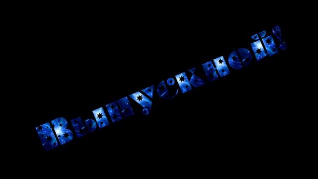 Футаж Выпускной синие звезды прозрачный фон