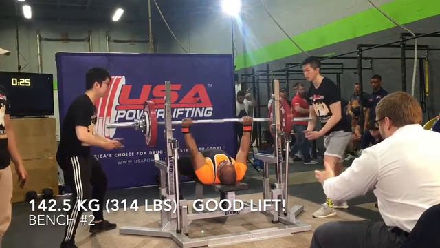 40 & Over - Masters Powerlifting - 645 kg (1422 lbs) Total at USAPL Et Tu Brute Strength, 3/25/18 смотреть онлайн