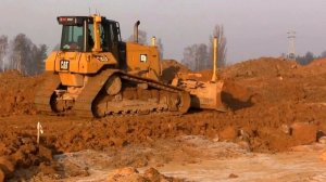 Американский бульдозер ☆ Caterpillar D5N ☆ Тяжелая техника