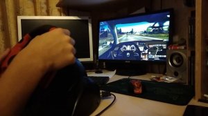 ИГРОВОЙ РУЛЬ за 500 РУБЛЕЙ с АВИТО!!(Dialog GW-10vr)