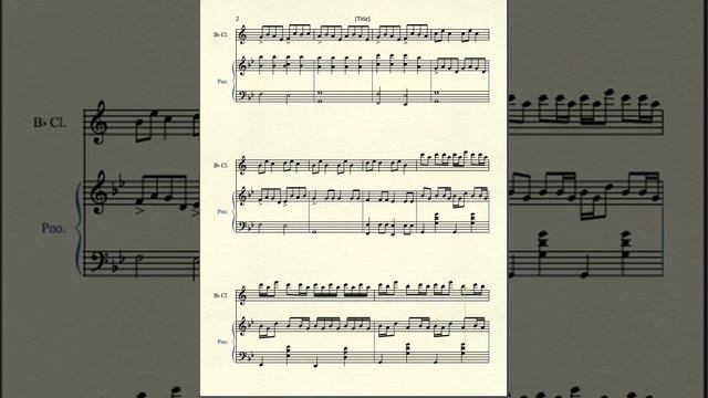 Requiem For A Dream--Clarinet Sheet Music (ADVANCED) смотреть онлайн