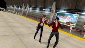 Ada Wong vs Claire Redfield Fight [MMD Resident Evil]