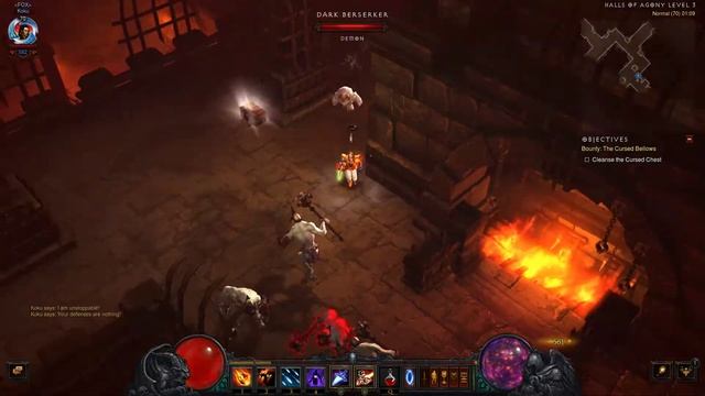 Playthrough Diablo III Wizard Achievements: A Cut Above Bug The Butcher смотреть онлайн