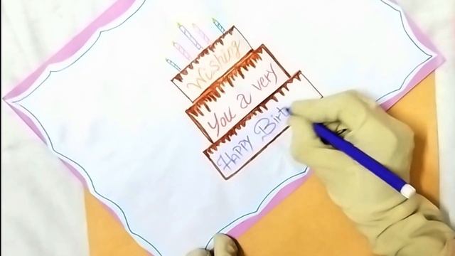 How to make easy and beautiful handmade birthday card for best friend смотреть онлайн