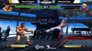 Terry X Bogard vs Discount Hero - KOF XIII Neo Geo World Tour Special Stage Magfest Losers TOP-4