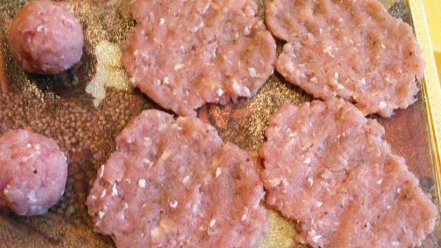 Отбивные из куриного фарша