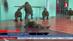 Показательные выступления военных к 23 февраля
