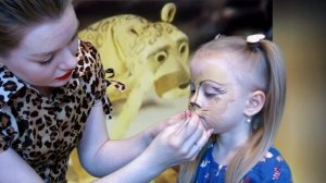 Аквагрим "Леопард" мастер-класс