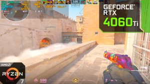 Counter-strike 2 : RTX 4060 Ti 8GB + Ryzen 5700X3D