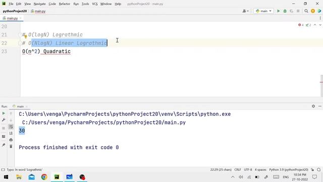 Time & Space Complexity - Python - Data Structures & Algorithms - Tamil