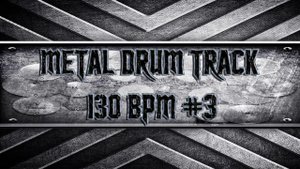 Slipknot Style Metal Drum Track 130 BPM (HQ,HD)