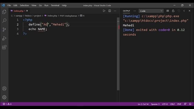 PHP Constants In Bangla | PHP Full Bangla Tutorial | Part - 12